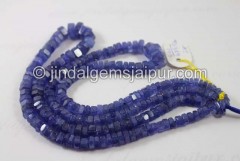 Tanzanite Step Cut Roundelle Beads